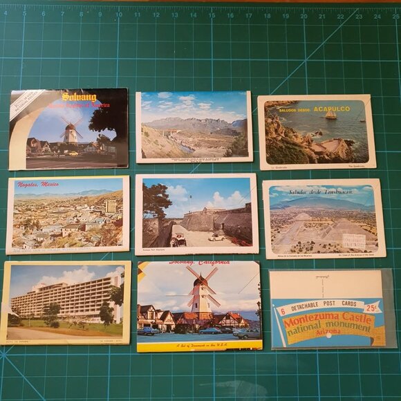 Post Cards Booklets from the 1960's x9 - Picture 2 of 2